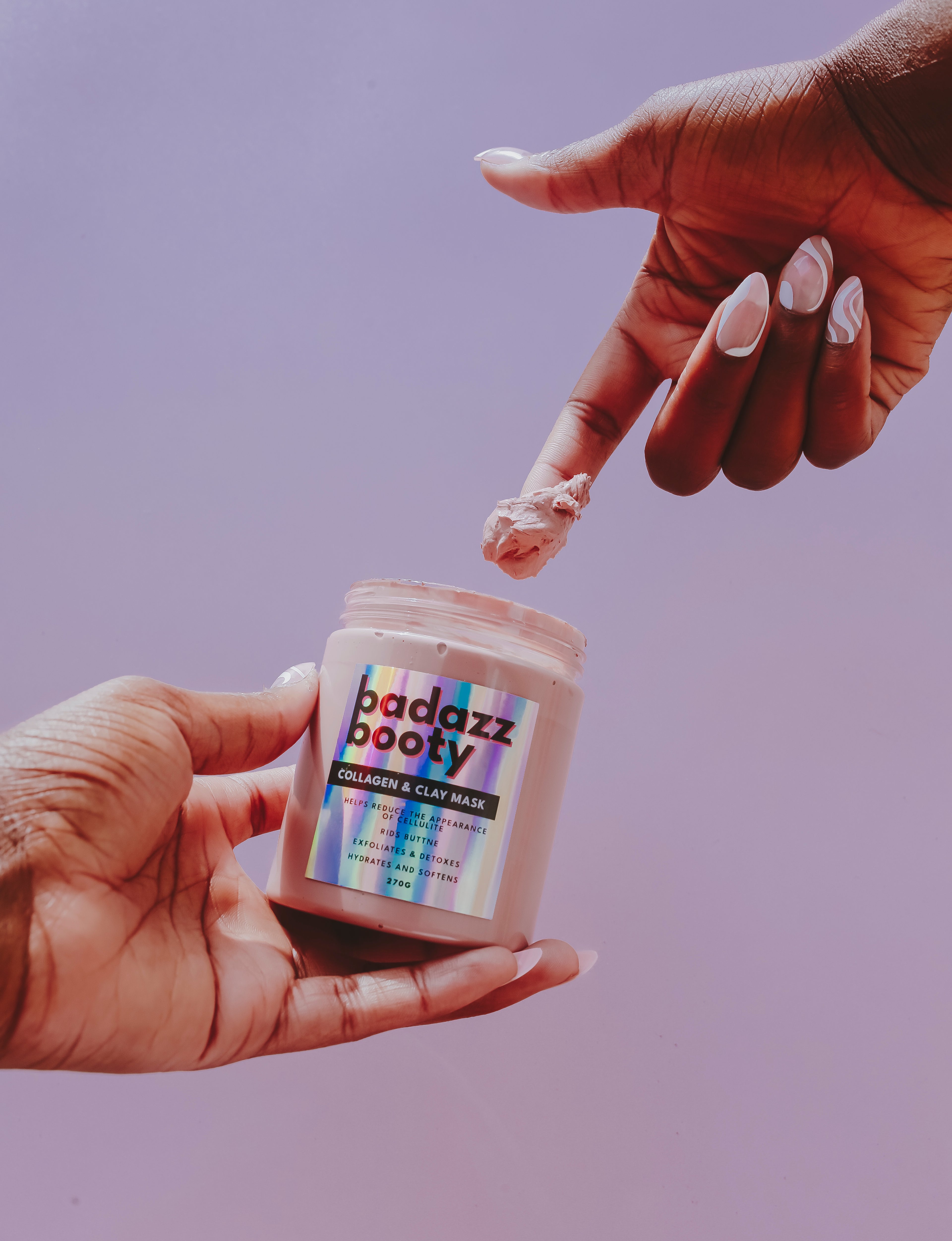 Badazz Booty Collagen & Clay Booty Mask