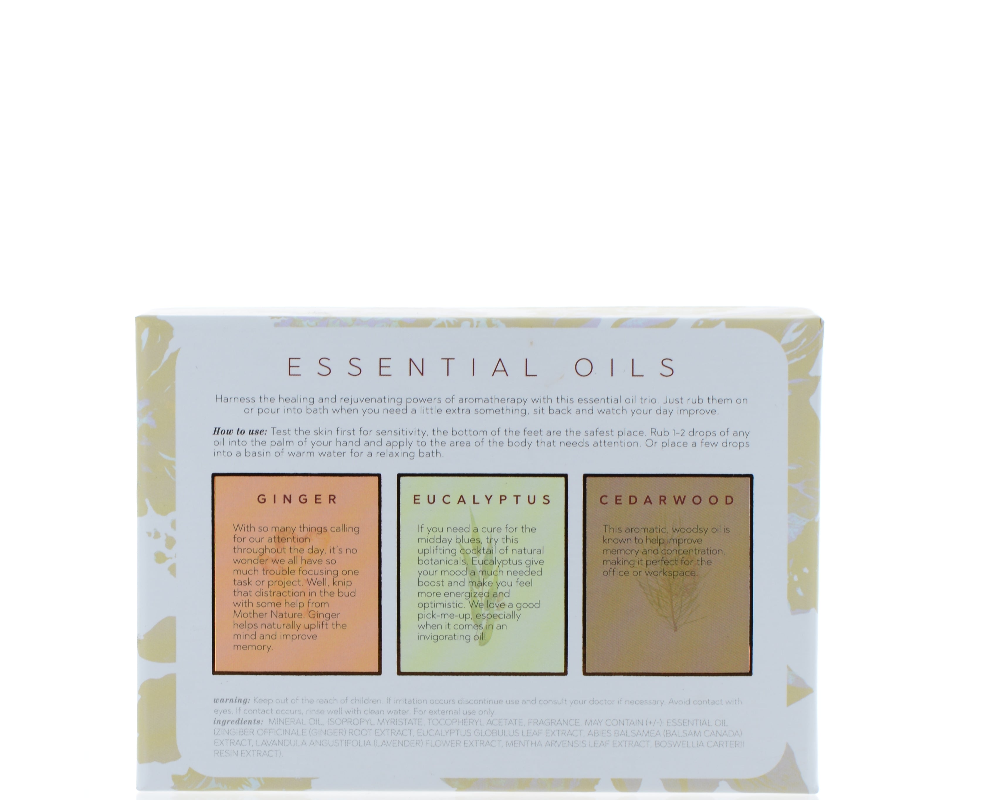 3 PC Essential Oil Set